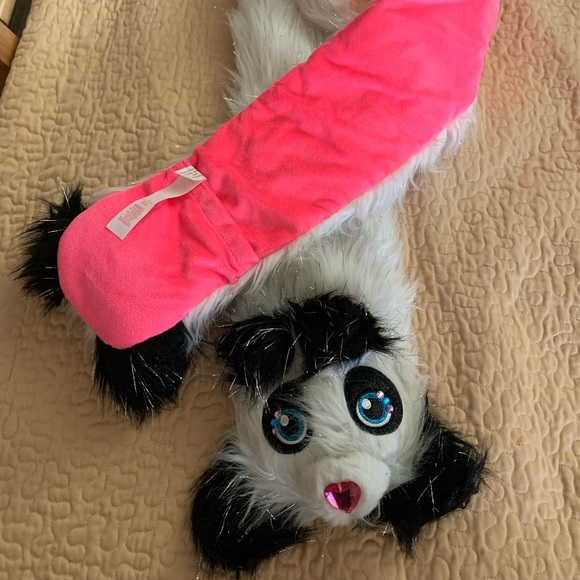 Justice Girls Panda Fur Mitten Scarf - Picture 3 of 5